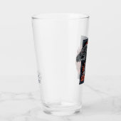 Verre MAISON DU DRAGON | Profil de dragon en flammes (Droite)