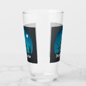 Verre Maison hantée bleue et noire Spooktacular (Gauche)