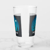 Verre Maison hantée bleue et noire Spooktacular (Droite)