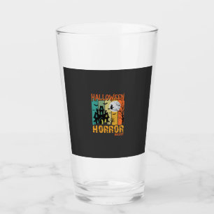 Verre Maison hantée de la nuit d'horreur d'Halloween Vec