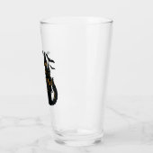 Verre Maison hantée et chat noir (Gauche)
