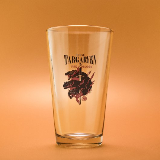 Verre Maison Targaryen - Feu et Sang