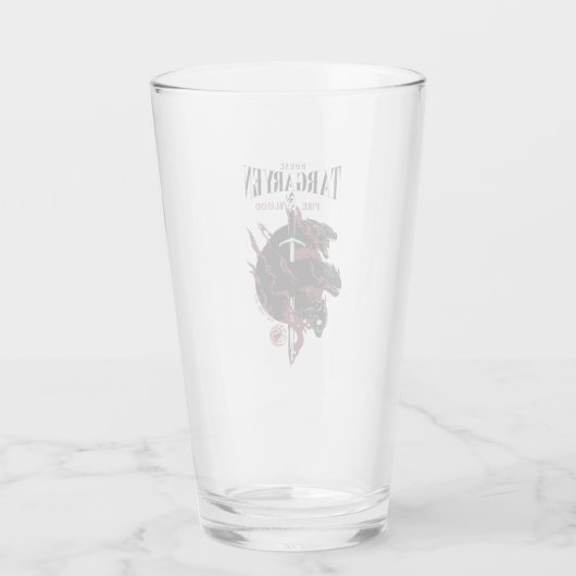 Verre Maison Targaryen - Feu et Sang (Dos)