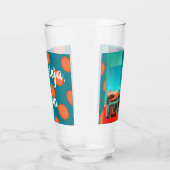 Verre Maison Torrevieja, Palm, Orange Lumineuse & Turquo (Droite)