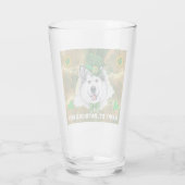 Verre Malamute d'Alaska Or Joyeuse St. Patrick (Dos)