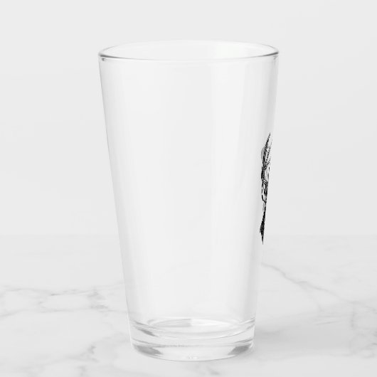 Verre Mâle de trophée de cerfs communs de queue blanche (Droite)