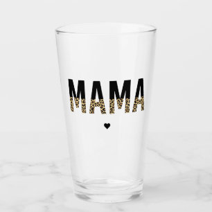 Verre Mama Cheetah imprimer typographie Cadeaux pour mam