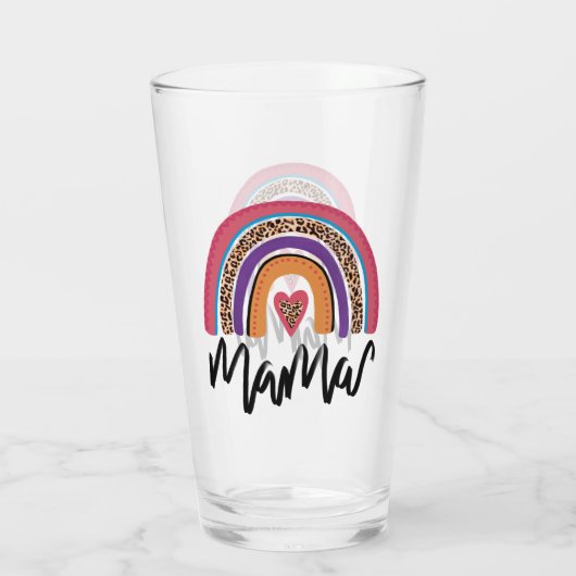 Verre Mama Leopard Rainbow (Dos)
