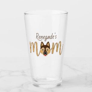 Verre Maman berger allemande personnalisée