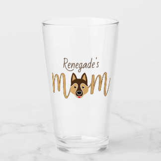 Verre Maman berger allemande personnalisée