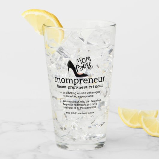 Verre Maman Boss Mompreneur (Devant glace)