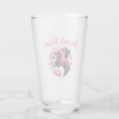 Verre Maman de Boxer en rose (Dos)