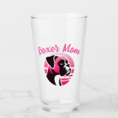 Verre Maman de Boxer en rose (Devant)