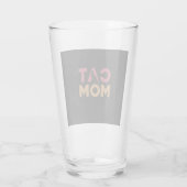 Verre Maman de chat (Dos)