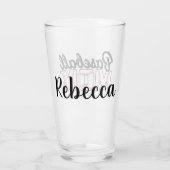 Verre Maman et nom du baseball (Dos)