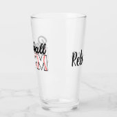 Verre Maman et nom du baseball (Gauche)