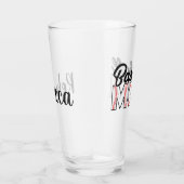 Verre Maman et nom du baseball (Droite)