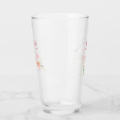 Verre Maman Etablie Rose Push Aquarelle Florale (Gauche)