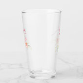 Verre Maman Etablie Rose Push Aquarelle Florale (Droite)