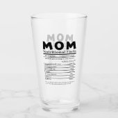 Verre Maman Faits nutritionnels (Devant)