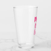 Verre Maman femme patron dégradé rose (Droite)