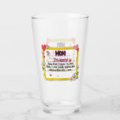 Verre Maman, je suis désolé maintenant que j'ai mes prop (Dos)