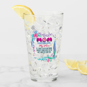 Verre Maman Merci D'Être Ma Mère
