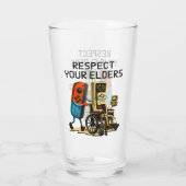 Verre Manette de jeu rétro drôle de contrôle de jeu Resp (Dos)