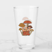 Verre "Mange-moi" - Conception Whimsical Mushroom (Dos)