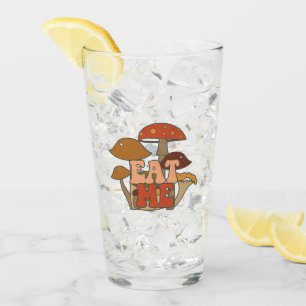 Verre "Mange-moi" - Conception Whimsical Mushroom