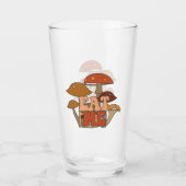 Verre "Mange-moi" - Conception Whimsical Mushroom (Devant)