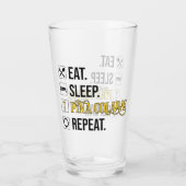 Verre Manger. Dormir. Pina Coladas. Répéter. (Dos)