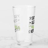 Verre Mangez Sleep Margaritas Répéter (Gauche)