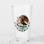 Verre Manteau d'armes mexicain (Devant)
