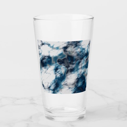 Verre Marbre bleu (Devant)