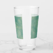 Verre marbre vert abstrait (Droite)