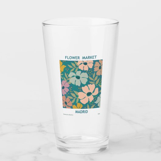 Verre Marché aux fleurs Madrid Imprimer (Devant)