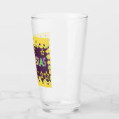 Verre Mardi Gras Design (Gauche)