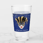 Verre Mardi Gras Glass-Let The Good Times Roll (Dos)