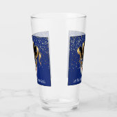 Verre Mardi Gras Glass-Let The Good Times Roll (Gauche)