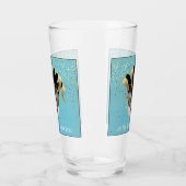 Verre Mardi Gras Glass-Let The Good Times Roll (Gauche)