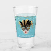 Verre Mardi Gras Glass-Let The Good Times Roll (Devant)