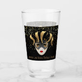 Verre Mardi Gras Glass-Let The Good Times Roll (Devant)