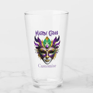Verre Mardi Gras Masque Thunder_Cove