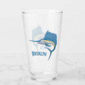 Verre Marée de plaisance de l'espadon (Dos)