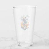 Verre Marelle d'enfer � Crâne de démon drôle (Dos)