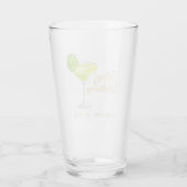 Verre Margs & Matrimony Green Margarita Enterrement de V (Dos)