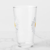 Verre marguerite blanche (Gauche)