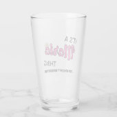 Verre Maria chose que tu ne comprendrais pas (Dos)