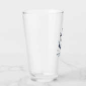 Verre Mariage Ancre bleu marine (Droite)
